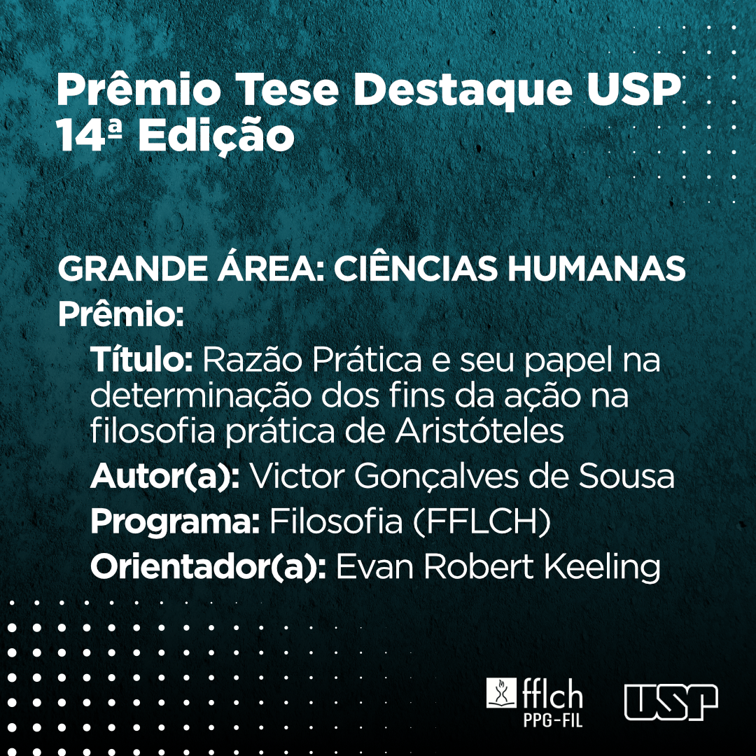 Prêmio Tese USP 14ª edição.